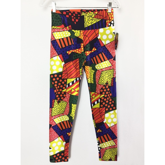 Lino Fitness Printed Leggings Romero Britto Womens - Picture 3 of 4